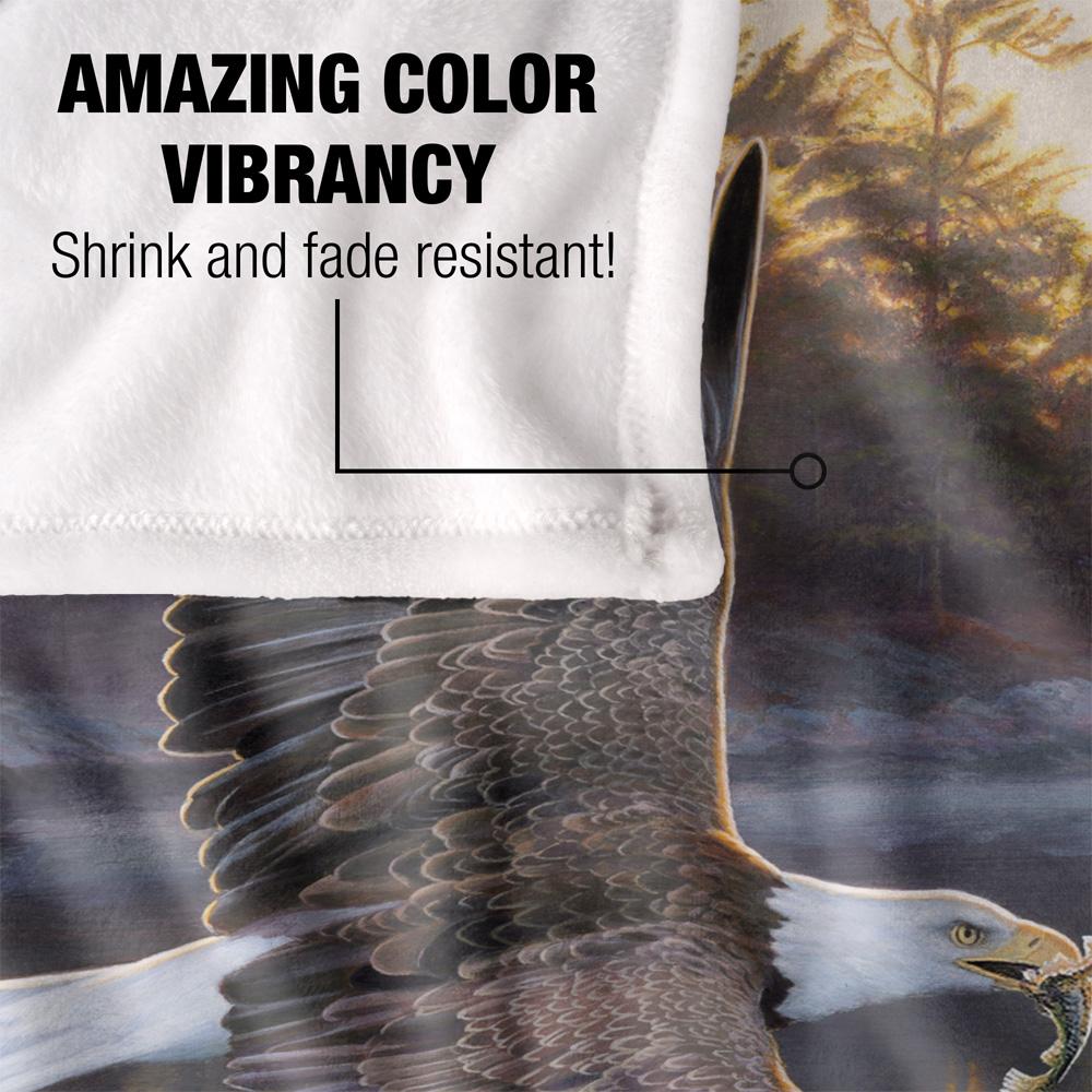 Wild Wings Gone Fishing 2 Silky Supersoft Blanket