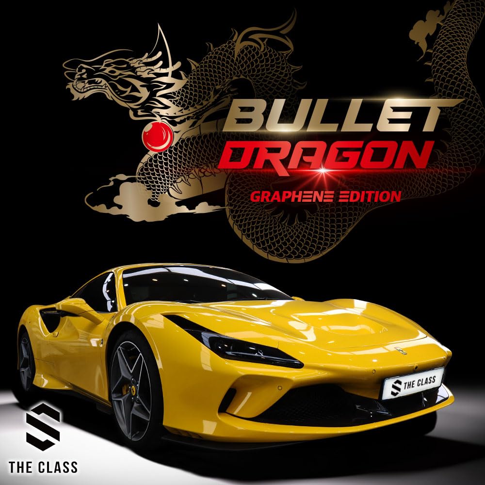 THE CLASS BULLET DRAGON Ceramic Coating Agent Containing Graphene X Sio2 X Carnauba X Titanium Super Water High Durability and High Strength That