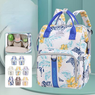 Mutter und Baby Mode Druck Mama Tasche Multi-funktionale Große-kapazität Oxford Tuch Wasserdichte Mutter Tasche Casual Rucksack windel Taschen