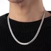 925 Silber Halskette für Männer Frauen 16/18/20/22/24 Zoll Klassische 6MM Schlangenkette Luxuriös Täglich Tragbar Partner Schmuck Geschenke