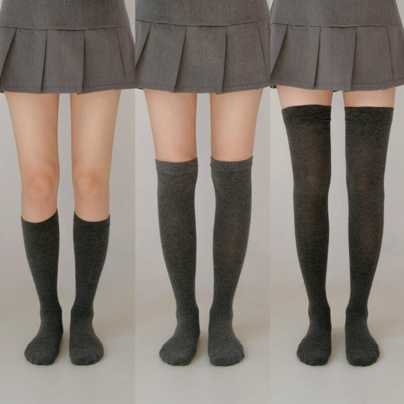 [25cm] 3-length tight compression knee socks half-stockings 3 colors
