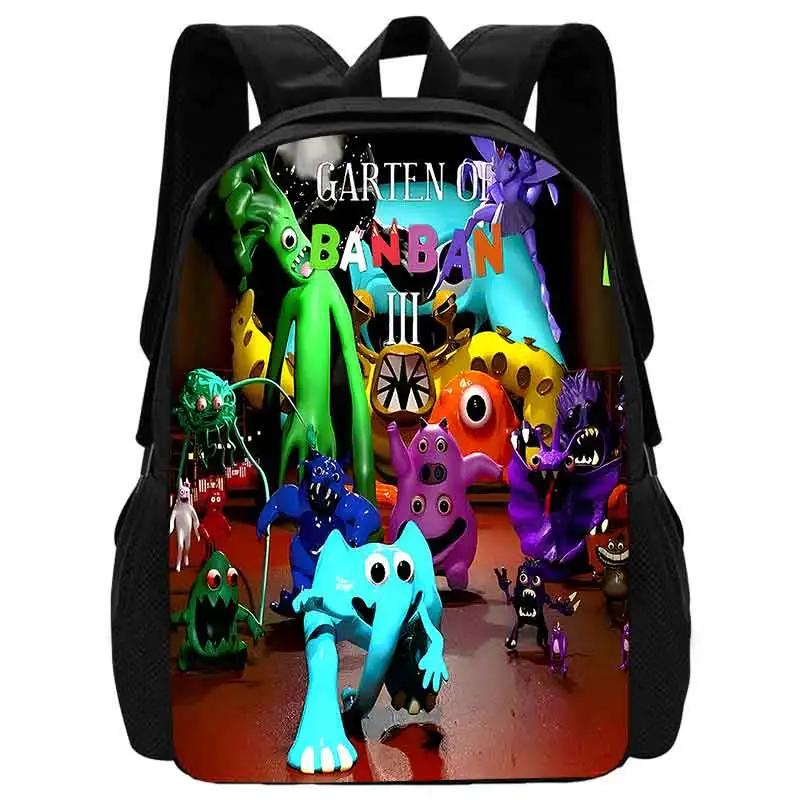 Zaini scolastici Garten of BanBan per Ragazzi Ragazze Mochila di Cartone Animato Zaino per Bambini Scolari, Borse Leggere per Bambini Miglior Regalo Giocattoli