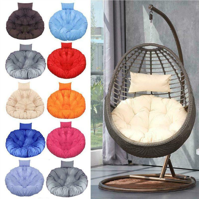 Rattan Swing Chair Cushion Hanging Egg Chair Soft Mat Pad Cover Inoutdoor Patio