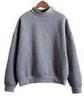 Free Shipping Women's Korean Solid Color Plus Velvet Hoodie - Autumn Winter High Collar Loose Baseball Jacket Outerwear for Students.