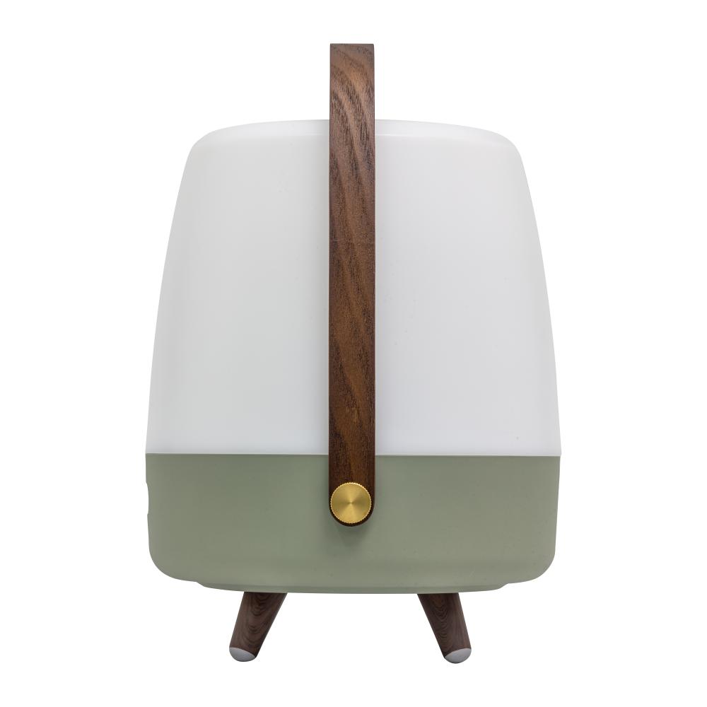 Kooduu – Lite-up Play 2.0 LED-Lampe mit integriertem Bluetooth-Lautsprecher (Sound von JBL), Olive, Kooduu