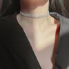 2025 New Fashion Silver Colour Zircon Wave Necklace For Women Collar Clavicle Chain Party Fashion Jewelry Nice Gift Wholesale