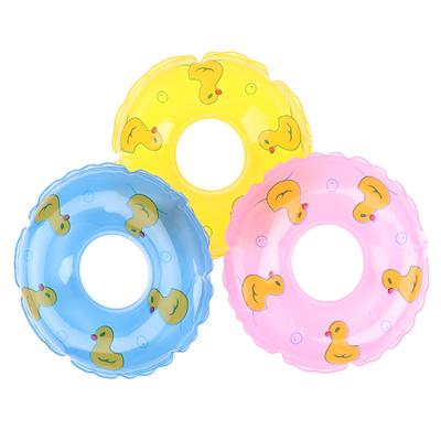 1 Pcs Mini Doll Swimming Lifering Buoy Ring Toys Summer Bathing Float Lifebelt Dollhouse Accessories For Doll