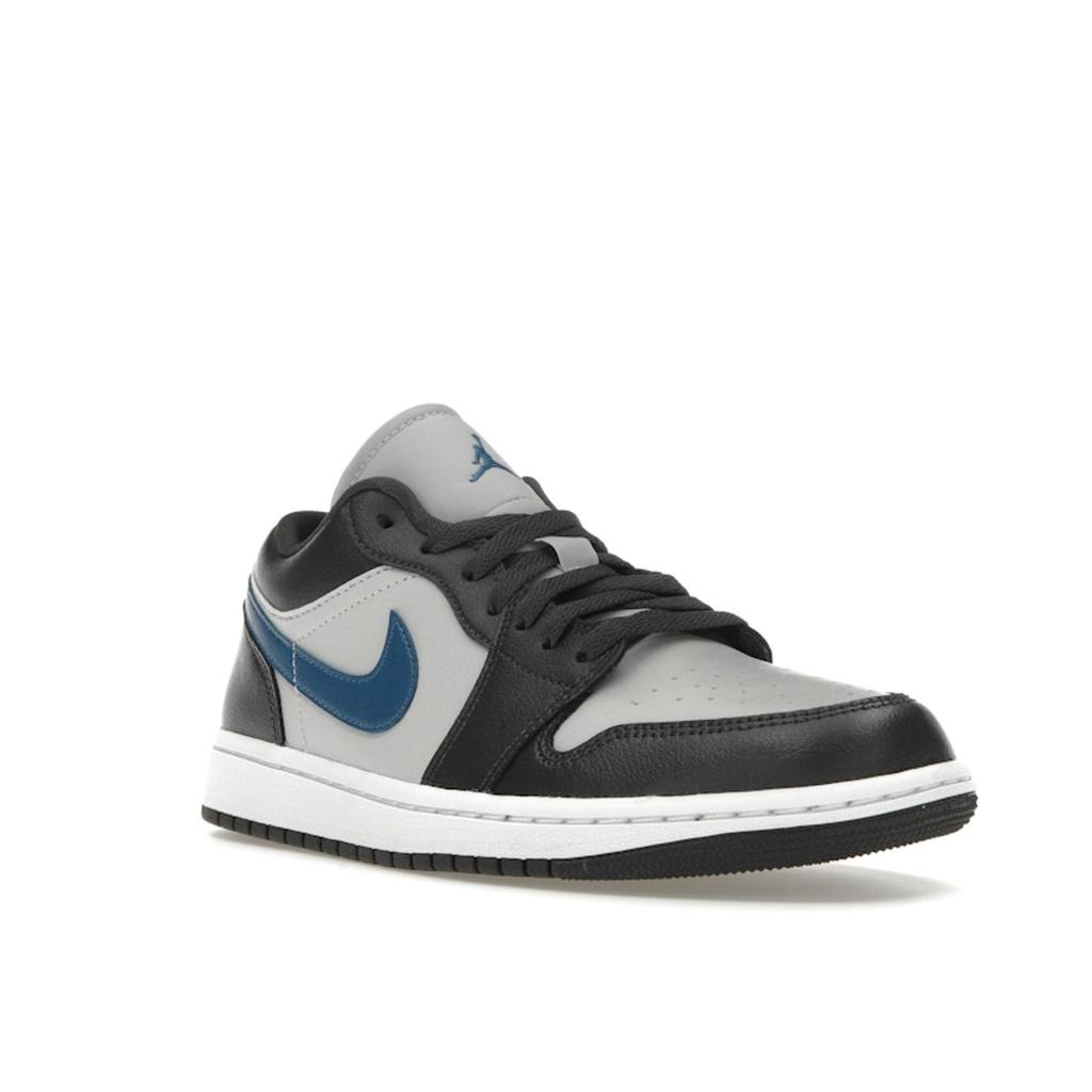 Zapatillas Air Jordan 1 Low Antracita Azul Industrial para Mujer Negro Gris Neutro Blanco DC0774-040