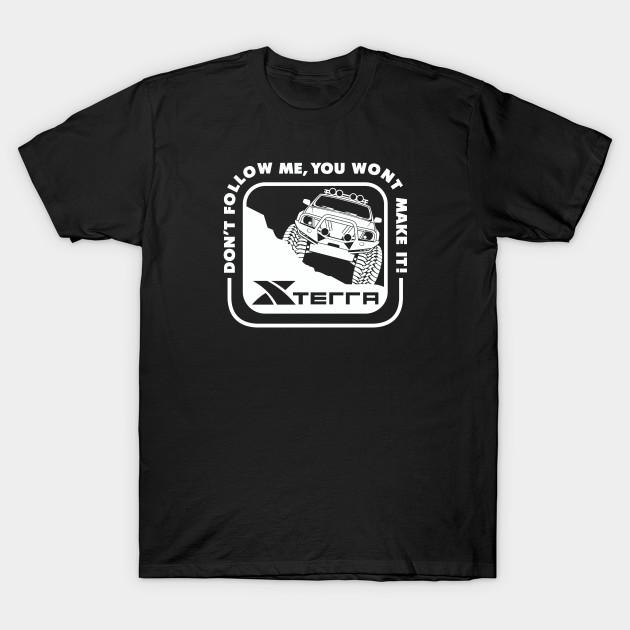 

Men Black Print T-shirt Xterra No-Cut Transfer Paper Print Cotton Tshirt S чорний