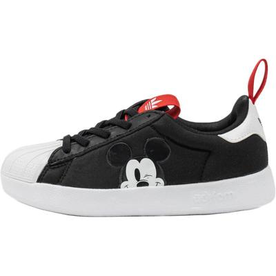 Disney X Originals Abrasion Resistant Low Top Kids' Skateboarding Shoes Black/White Kids' Sneakers JH5177