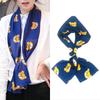 Elegant Printed Polyester Long Scarf