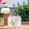 Hamster Travel Carrier Cage Small Animal Carrier Cage with Water Bottle Small Pet Outgoing Cage for Mice Squirrel Hedgehog