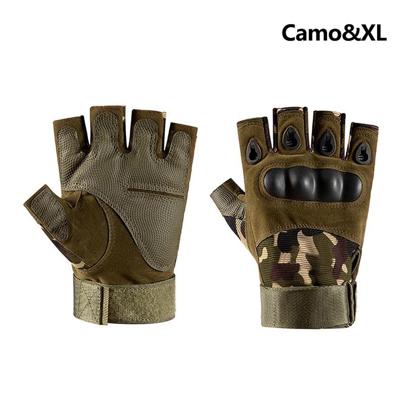 Outdoor Half Finger Gloves Army Tactical Airsoft Hunting Combat Cycling Hiking