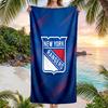 New York Rangers Fashion Beach Towel Portable Soft Quick Dry Towel For Swimming Camping Holiday Use