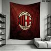 Ac Milan Crest Emblem Threepiece Set 1 Duvet Cover 2 Pillowcase Without Core Bedding Set Duvet Cover And Pillowcase Soft And Comfortable