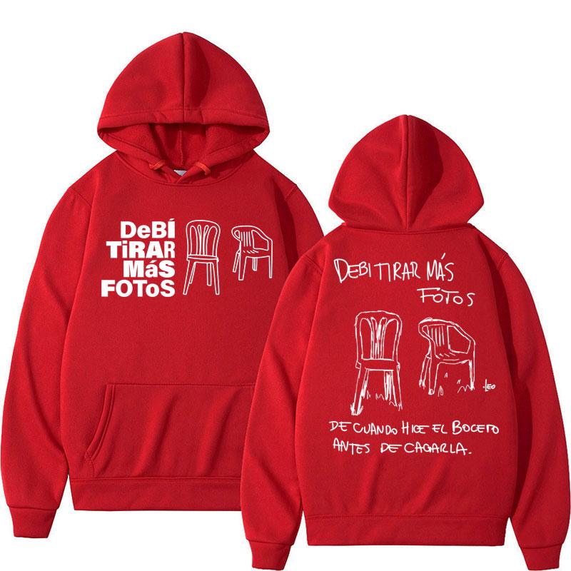 DTMF Ich sollte mehr Fotos machen BAD BUNNY Hoodies Herren Damenmode Hip Hop Popmusik Sweatshirt Fleece Oversized Lässig