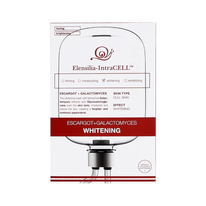 [ELENSILIA] Intracell Escargot + Galactomyces Whitening Mask 25ml*10EA