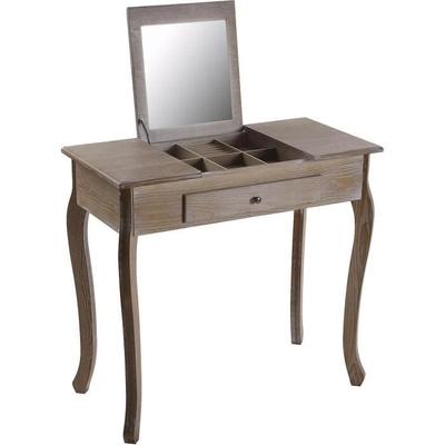 Dressing Table - VERSA - Agy - 73.5 X 40 X 80 Cm - MDF - Mirror Included