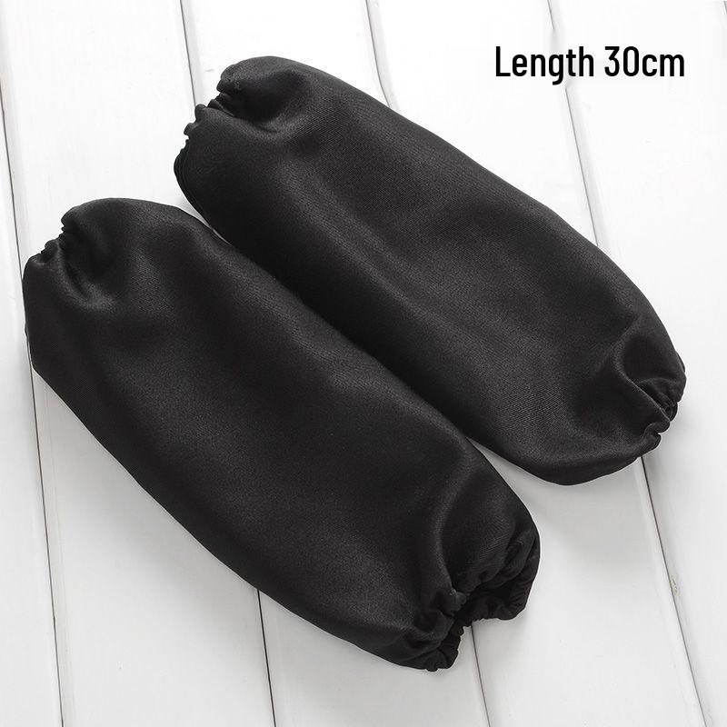 Waterproof & Oil-Proof PU Leather Arm Guards for Kitchens & Restaurants