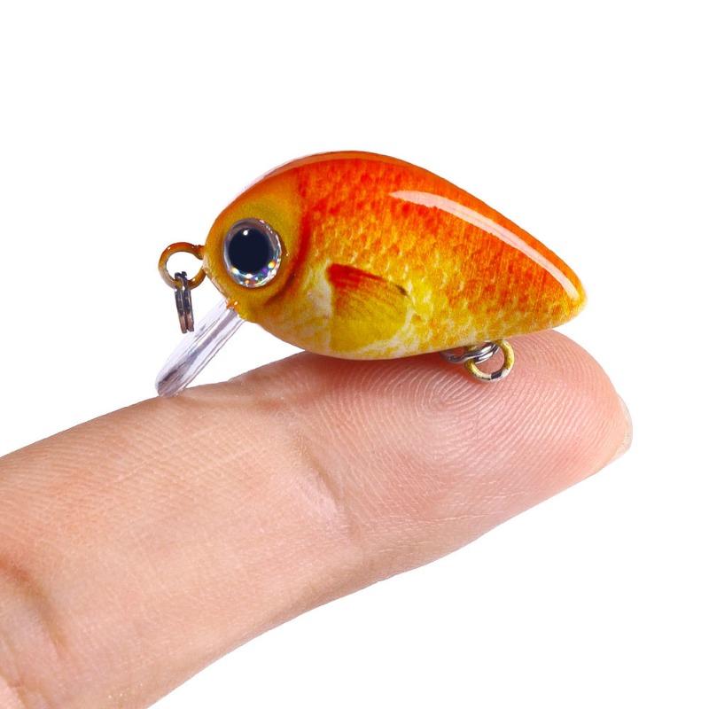 5pcs 1.5g Mini Crankbait Kit Artificial Wobblers Hard Bait Bass Trout Fishing Lure Tackle Pesca Peche Truite