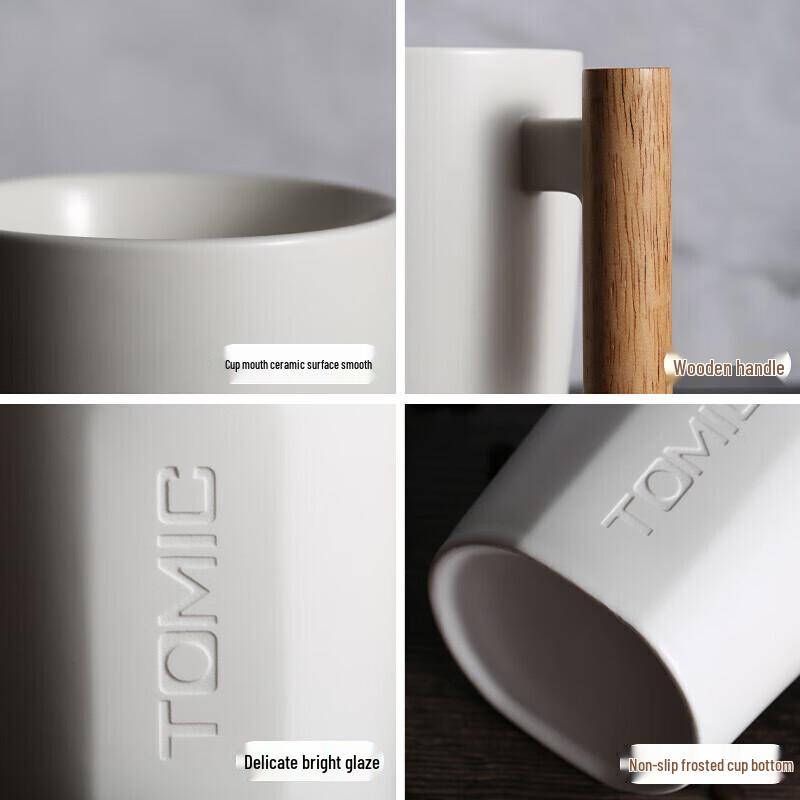 Temeike Ceramic Cup with Lid