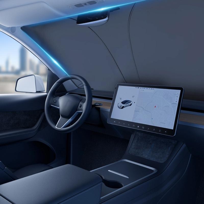 Car Interior Visors Vehicle Sunshade Front Window Windshield Sunshade Sun Visors Foldable Sun Visors for Heat Insulation