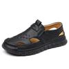 Fashion Handmade Summer Man Sandals Versatile Leather Beach Shoes Lightweight Mens Casual Shoes Outdoor Walking Sandals Outdoor Sandaly