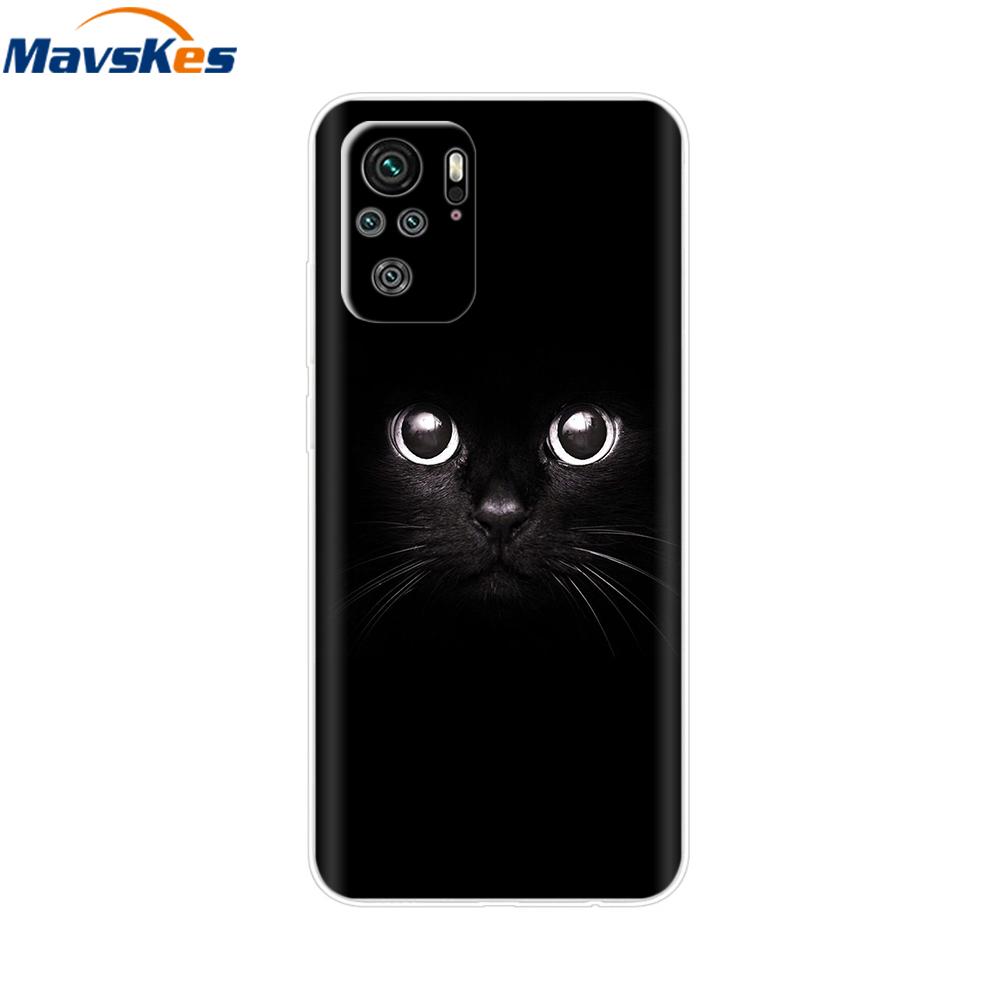 For Redmi Note 10 Case Note 10s Cover Phone Cases For Xiaomi Redmi Note 10 Pro note10 10 s Tpu Silicone Back Bumper Fundas Coque