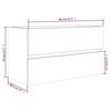 3120346 vidaXL Vanity Unit with Integrated Basin Sonoma Grey Engineered Wood
