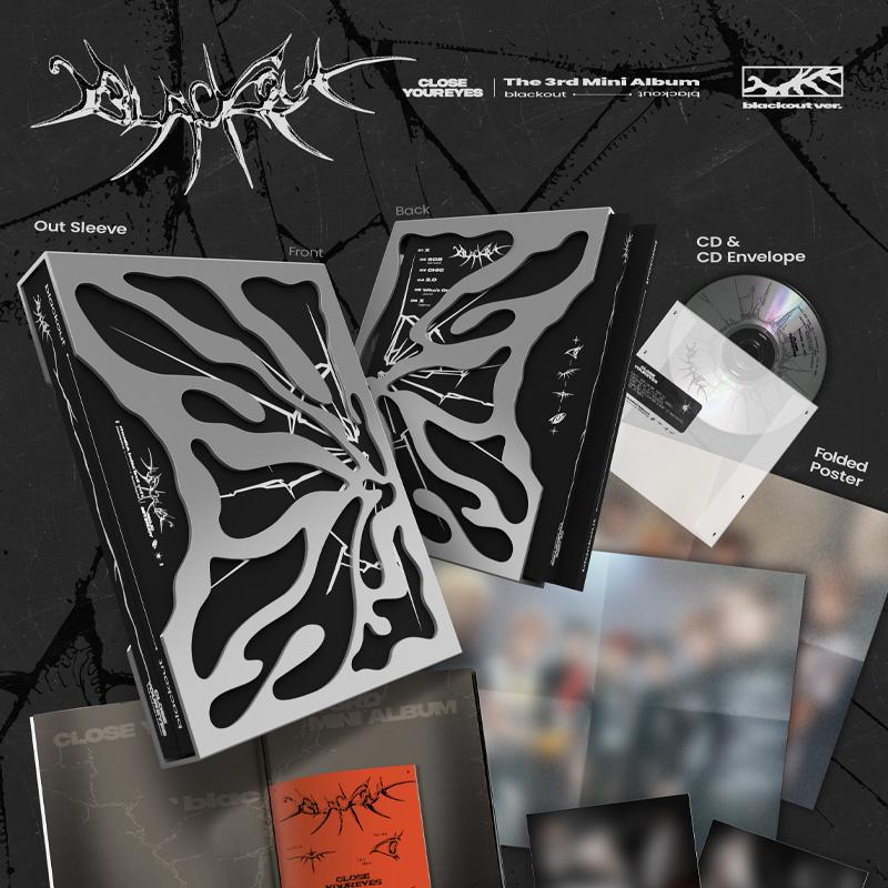 [PRE ORDER] CLOSE YOUR EYES – The 3rd Mini Album blackout (blackout ver.)