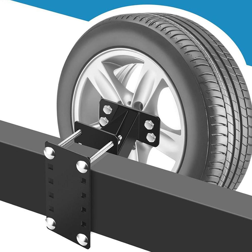 Trailer Spare Tire Mount - Carbon Steel Tyre Mount Spare Tire Carrier for Truck RV Travel Storage Transport Road Trip Essential