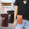 Bolsa de Cintura Impermeável Ultrafina para Celular Masculino - Coldre Multifuncional com Passador de Cinto, Leve e Moderno para Uso ao Ar Livre