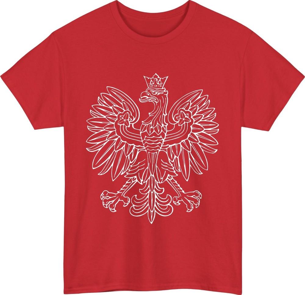 Royal polish crowned eagle tshirt poland heritage crest national symbol tee top S