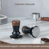 51/53/58MM Coffee Tamper Walnut Wood Constant Pressure Manual Espresso Tamper Stainless Steel Base Coffee Impact Tamper