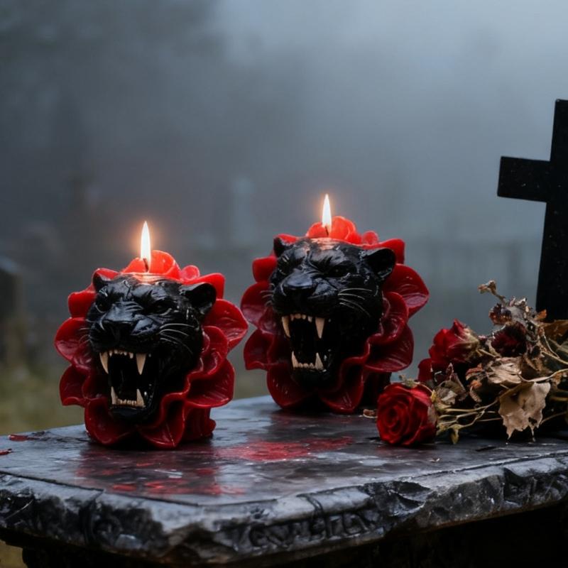 Silikon Kerzenform, Leopard Epoxidharz Gießform für Aromatherapie Kerzen Seifenherstellung Heimkunst Handwerk Dekore