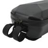 Sacoche de Scooter à Coque Dure 4L Imperméable Cuir Synthétique Sac de Guidon pour Vélo Pliant