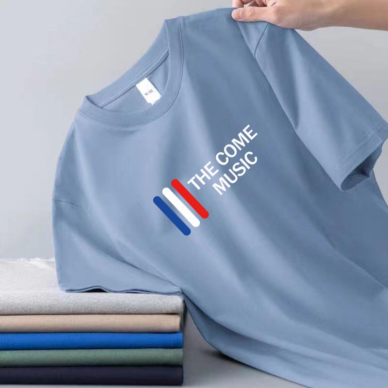 

Мужская повседневная футболка свободного кроя в корейском стиле с круглым вырезом и коротким рукавом M