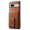 DENIOR D14 For Google Pixel 7a Magnetic Case 2 In 1 Detachable Card Bag PU+PC+TPU Phone Cover