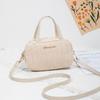 JYL TS Women's Sling Bags  Messenger Bag 005 Hand Hold Woven Rhombus Wave Texture Women Bag