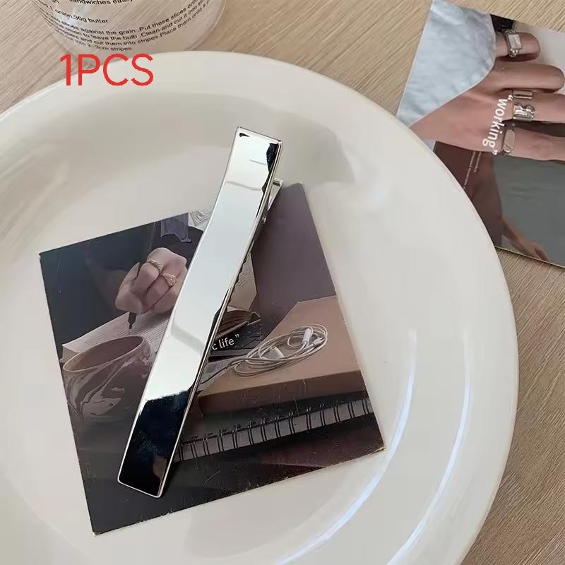 

1/5Pcs Bangs Duckbill Clip Korean Women Elegant Hair Clips Barrettes For Girls Metal Hair Claws Hairpin Ponytail Accessories