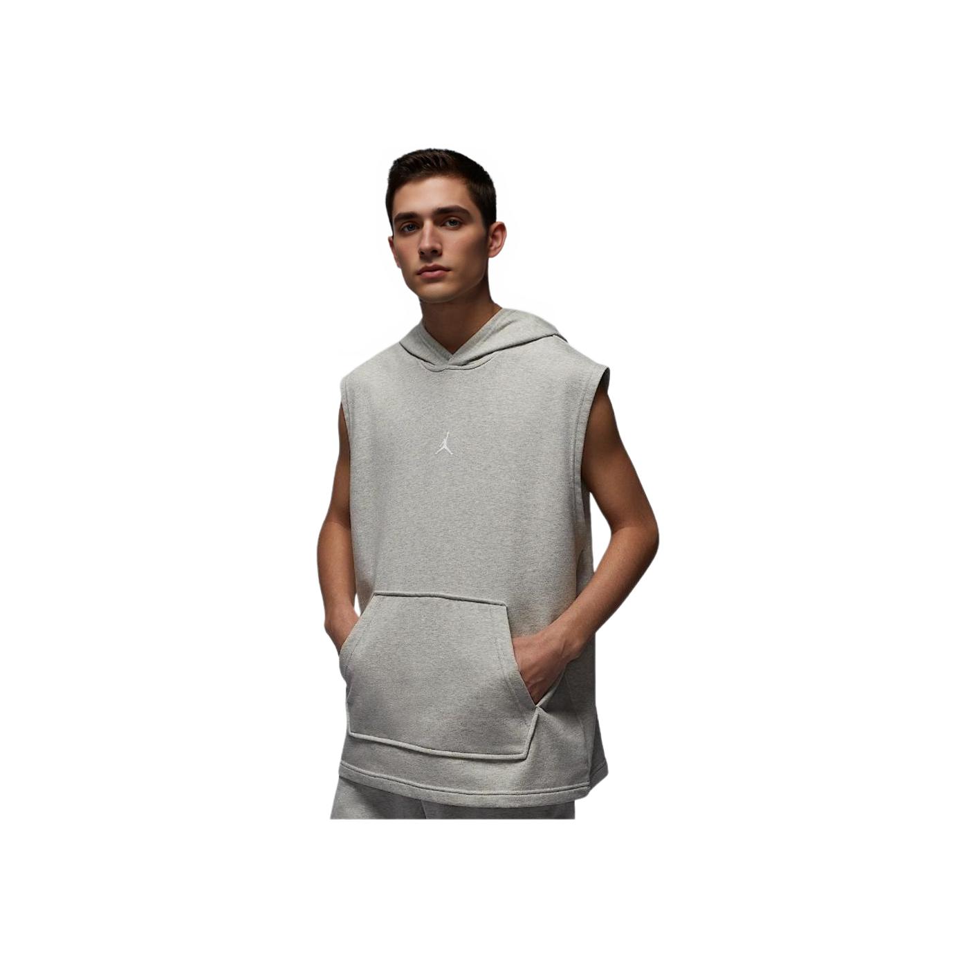 Мужская безрукавка-худи Jordan Sport Dri-Fit Crossover Хизер-серый Белый HF9939050 M