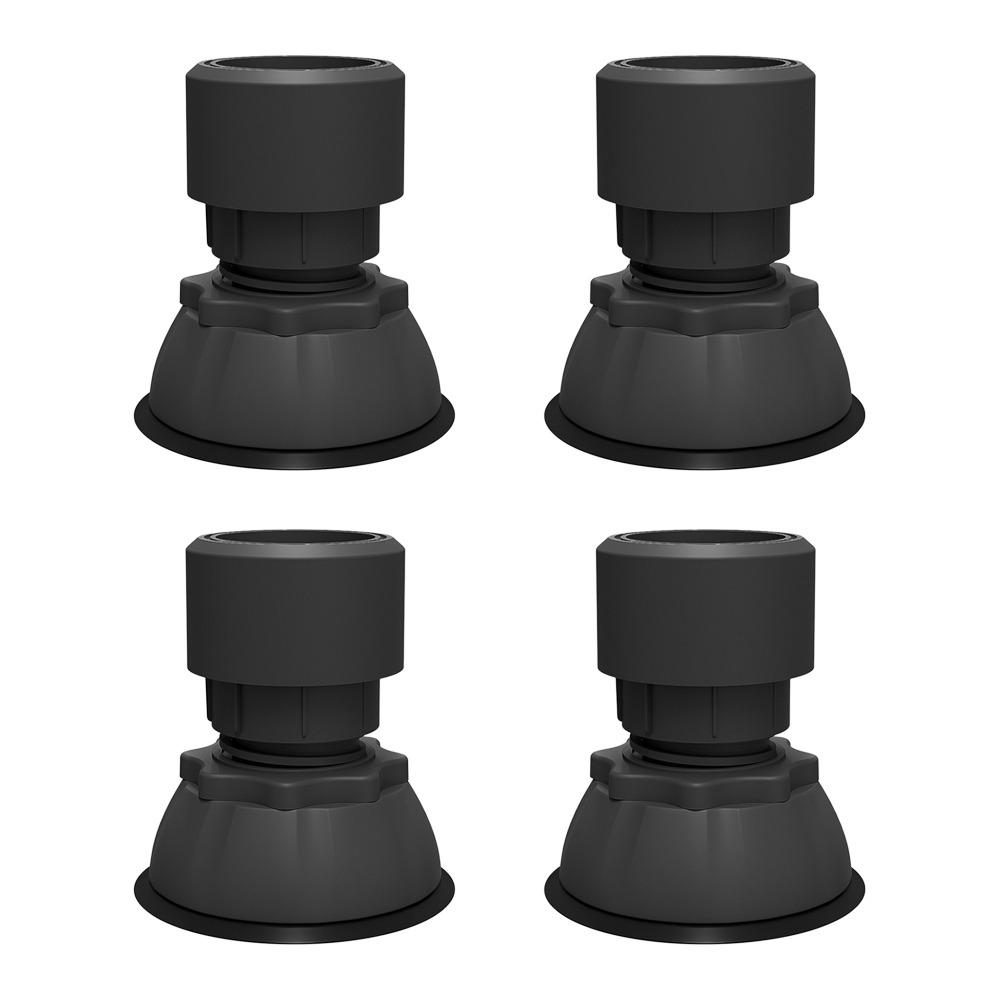 

4 шт./компл. Подставки для стиральной машины для увеличения высоты, противоударные, нескользящие, для снижения шума, амортизирующие подушки, регулируемая высота, антивибрационный коврик чёрный