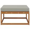 Outdoor Footstool Natural