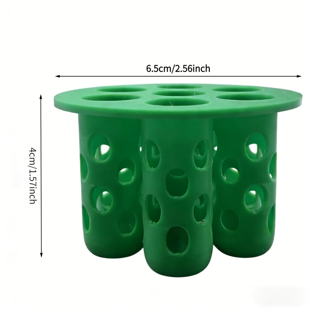 2PC Garden Nursery Pot 7-Hole Garlic Scallion Hydroponic Planters 3D Printed Hydroponic Mold for Flower Vegetable Home Gardening
