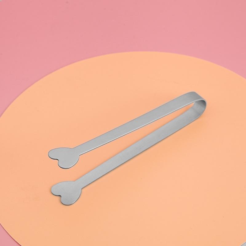 YOMDID Creative Ice Cube Clip Stainless Steel Tongs For Lemon Tea Bag Thickened Sugar Tea Biscuit Food Clip Kitchen Accessories