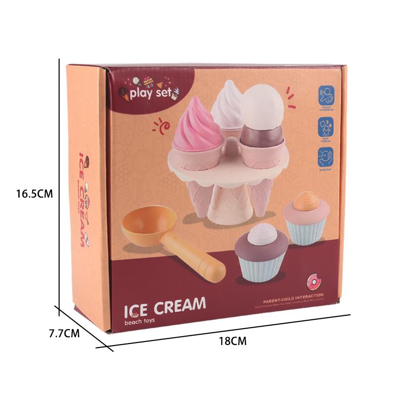 Cake Spinning Toys Thanksgiving, Halloween, Christmas Birthday Gifts 8-Piece Children'S Diy Toys Ice Cream