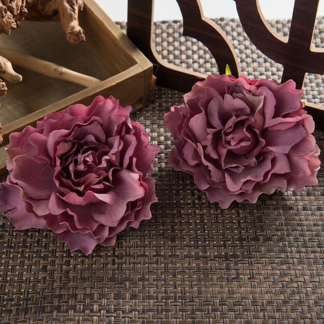 Artificial Flowers Silk Oil Cloth Peony Christmas Wreath Home Outdoor Garden Festival Wedding Bridal Bouquet Diy Gift Hot Sales