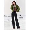 SIINSIIN Women's Fleece-Lined Straight-Leg Wide-Leg Sweatpants