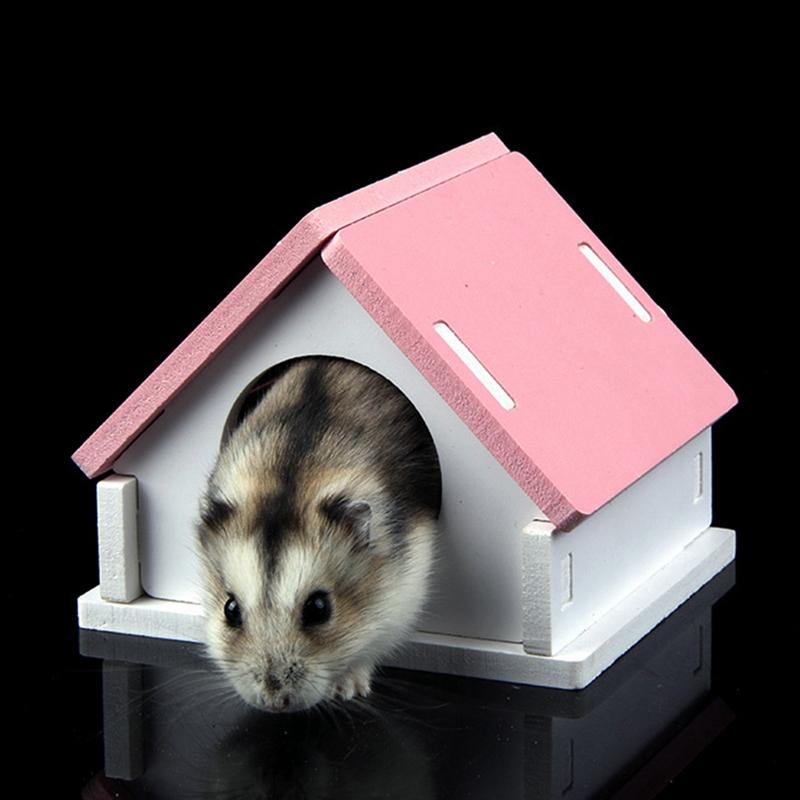 Mały domek dla chomika szynszyla luksusowa willa ładny i zabawny łatwy montaż