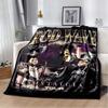 Hip Hop Rapper Blanket Rod Wave Flannel Blanket Soft Warm Throw Bedroom Decor Napping Couch Sofa Bed Chair Cover for Boys Girls